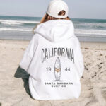 Surf Sweater, Oversized Trendy Hoodie, Beach Bum Hoodie, Aesthetic Tumblr Hoodie