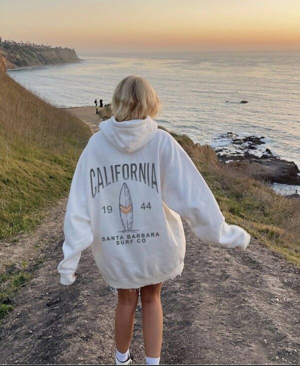 Surf Sweater, Oversized Trendy Hoodie, Beach Bum Hoodie, Aesthetic Tumblr Hoodie