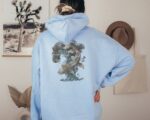 Vintage Koi Fish Hoodie Japanese Bonsai Shirt Distressed Hoodie Nature Hoodie Tree Hoodie Japanese Art Shirt Streetwear Hoodie