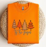 Christmas Tree Embroidered Sweatshirt, Christmas Sweatshirt , Embroidered Christmas Sweatshirt, Christmas Embroidery Sweatshirt , Sweatshirt