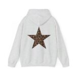 Leopard Star Hoodie, Y2K Hoodie, Leopard Print Hooded Sweatshirt, Girly Cool, Star Hoodie, Leopard Star Shirt, Star Sweatshirt, Cheetah