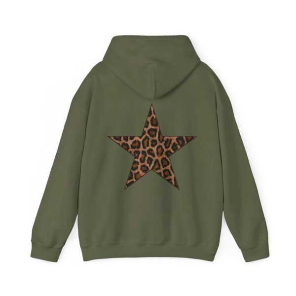 Leopard Star Hoodie, Y2K Hoodie, Leopard Print Hooded Sweatshirt, Girly Cool, Star Hoodie, Leopard Star Shirt, Star Sweatshirt, Cheetah