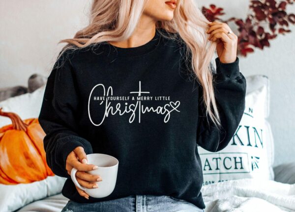 Merry Christmas Sweatshirt, Womens Christmas Sweatshirt, Merry And Bright Christmas Sweater, Christmas Crewneck, Christmas Shirt Gift