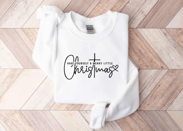 Merry Christmas Sweatshirt, Womens Christmas Sweatshirt, Merry And Bright Christmas Sweater, Christmas Crewneck, Christmas Shirt Gift