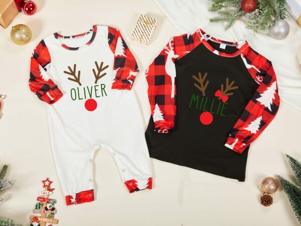 Personalized Christmas Pajamas,Christmas Pjs,Family Christmas Pajamas,Matching Christmas Pjs,Kids Christmas Pjs,Family Holiday Pajamas Gift