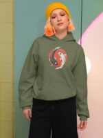 Yin Yang Koi Fish Hoodie Unisex Sweatshirt Nature Lover Gift Zen Koi Fish Japanese Art Yoga Lover Gift Cozy Vintage Japanese Aesthetic