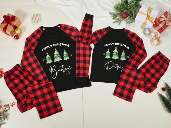 Personalized Christmas Pajamas,Christmas Pjs,Family Christmas Pajamas,Matching Christmas Pjs,Kids Christmas Pjs,Family Holiday Gifts #1