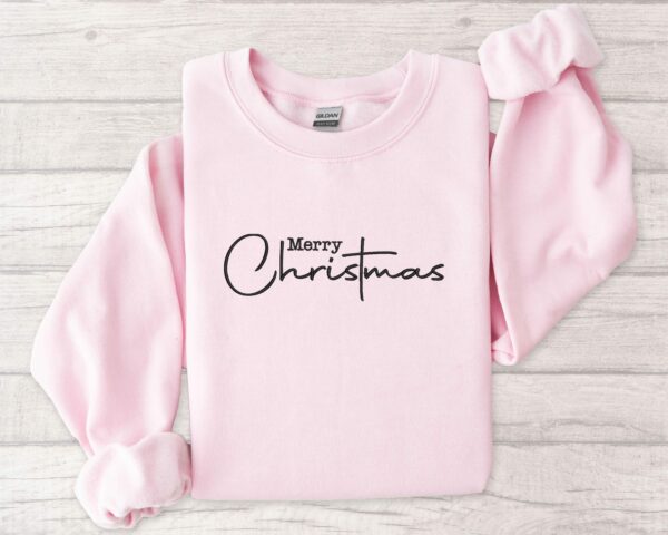 Merry Christmas Embroidery Sweatshirt, Merry Christmas Sweatshirt, Embroidery Christmas Sweatshirt, Merry Christmas Shirt, Merry Christmas