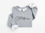 Merry Christmas Embroidery Sweatshirt, Merry Christmas Sweatshirt, Embroidery Christmas Sweatshirt, Merry Christmas Shirt, Merry Christmas